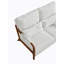 Causeuse en velours 49,01 po Jeorgi