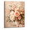 «Blush Rose Vase», art floral sur toile tendue
