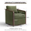 Fauteuil pivotant Clarisse-1272294434