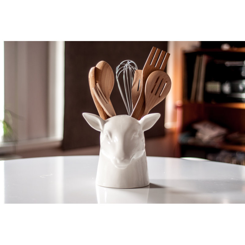 Ceramic / Porcelain Utensil Crock