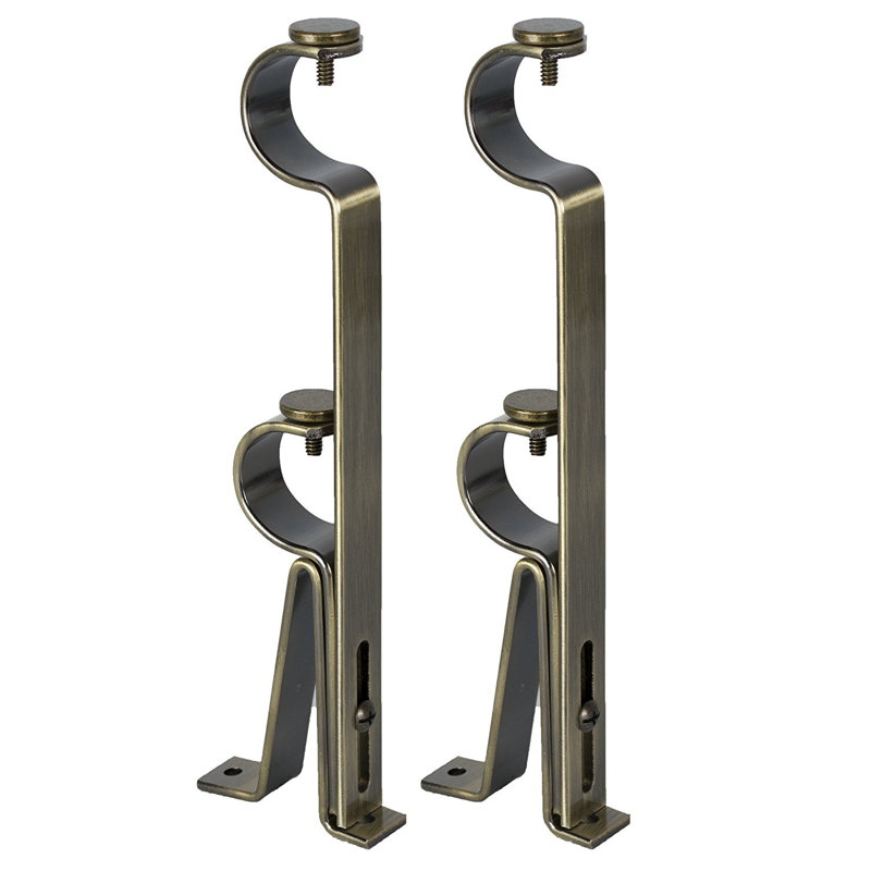Petitt Mounting Bracket, Antique Brass