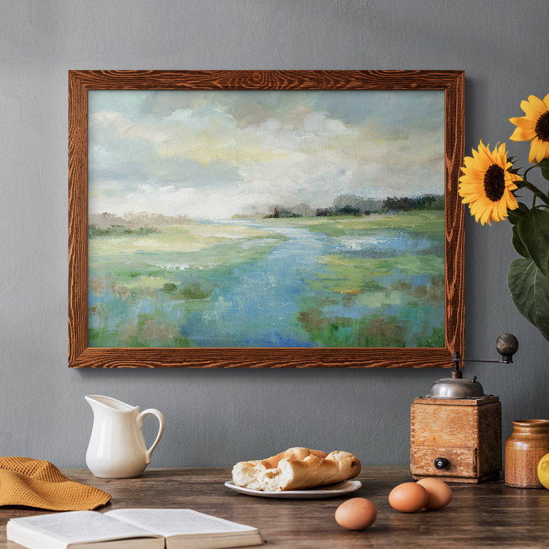 Winding Stream, reproduction d'art sur toile, Érable, H 18 po x l 26 po