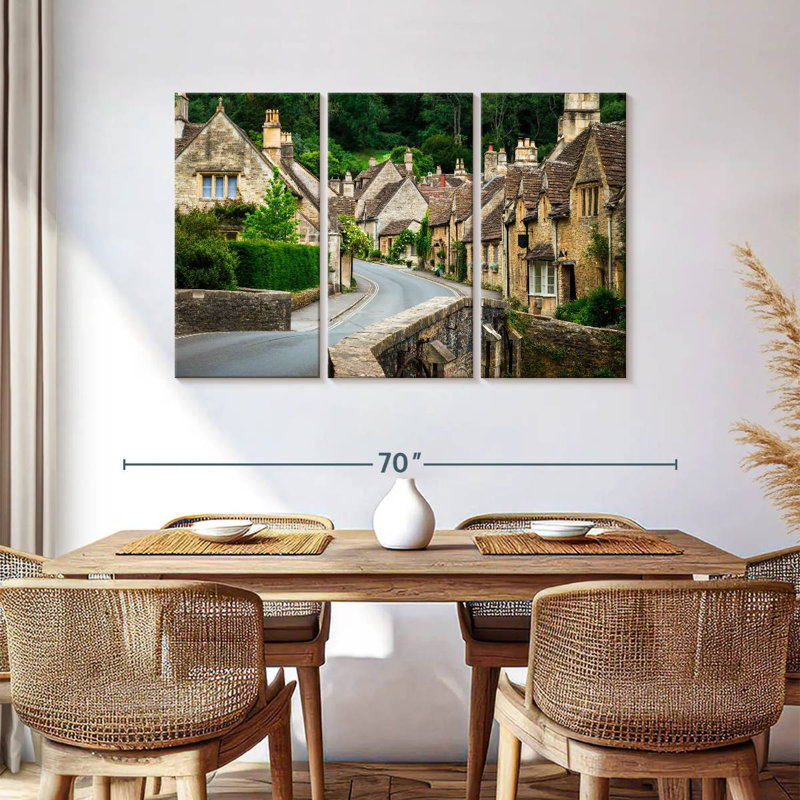 Nicci Cotswolds Brick Cottages, 36" H x 57" W