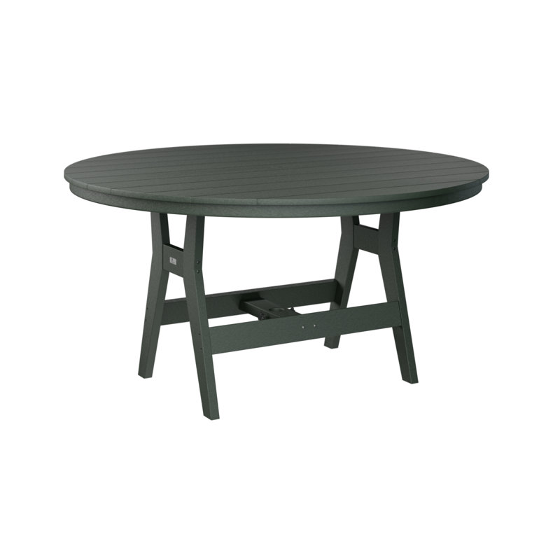 Table ronde 60 po Tierney, Blanc, H 35,5 po x l 60 po x P 60 po