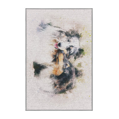 Tapis beige Dogs