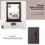 Miroir de maquillage pour salle de bain Winston Porter-342212099