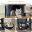 Tour pour chat à plusieurs niveaux de 70 pouces avec 2 grottes pour chat, 2 maisons, 2 lits, boules suspendues et jouet à ressort-2087951970