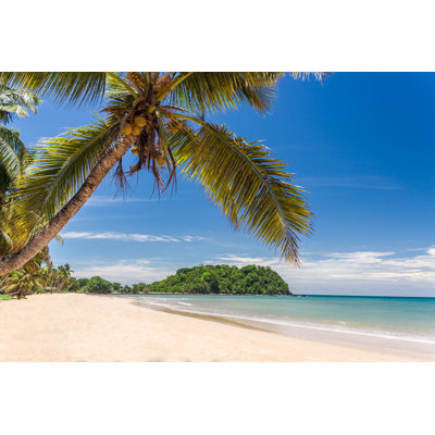 «Tropical Beach Landscape» par Pierivb - Photographie sur toile tendue