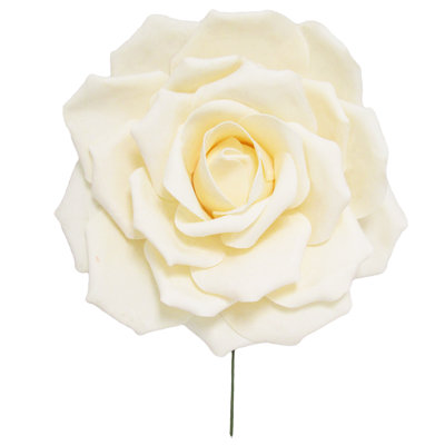 Grande tige rose en mousse