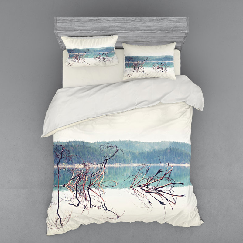 Rustic Polyester Duvet Cover, Queen Duvet Cover + 3 Additional Pieces