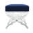 Giselle Velvet Acrylic X-Leg Bench-27327235