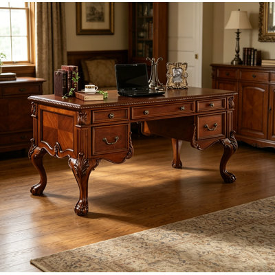 American Retro Solid Wood Computer Desk