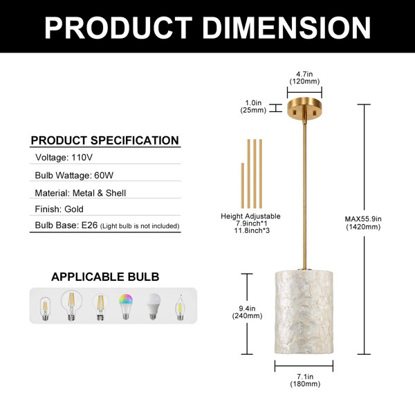 Product Dimensions