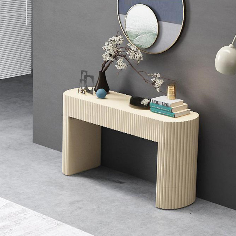 Console moderne minimaliste, Kaki, H 35,43 po x l 47,24 po x P 15,75 po