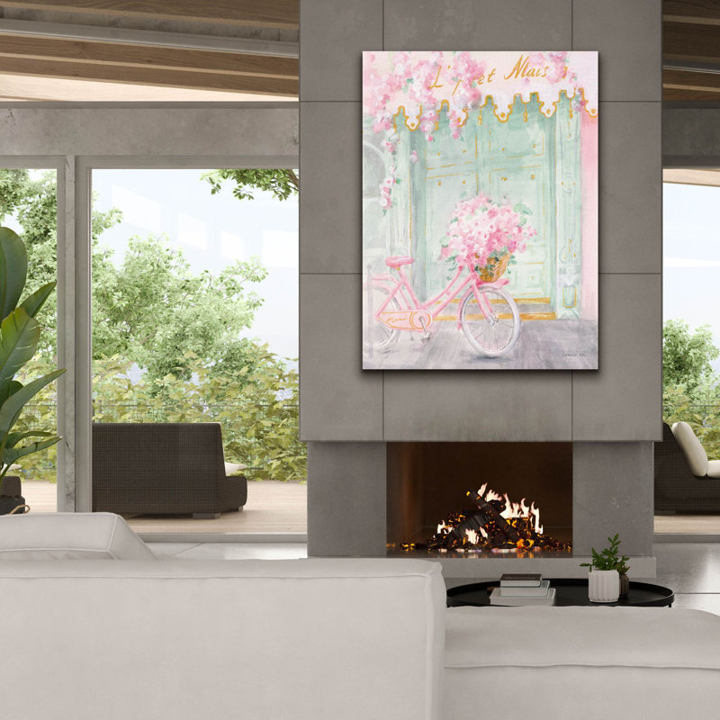  «Pastel Paris 1 C» par Danhui Nai, art mural sur toile, H 54 po x l 40 po