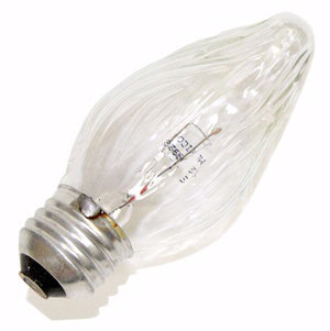 Transparent Clear Flame E26 Base Replacement F15 Light Bulbs
