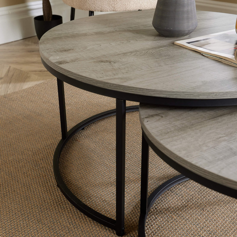 Eilert Frame Coffee Table, Grey Wood