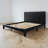 Wood Platform Bed With Wide Edge Frame, Low-Profile, Rectangular Panel Headboard, Contemporary, Bedroom-216137311-216137305