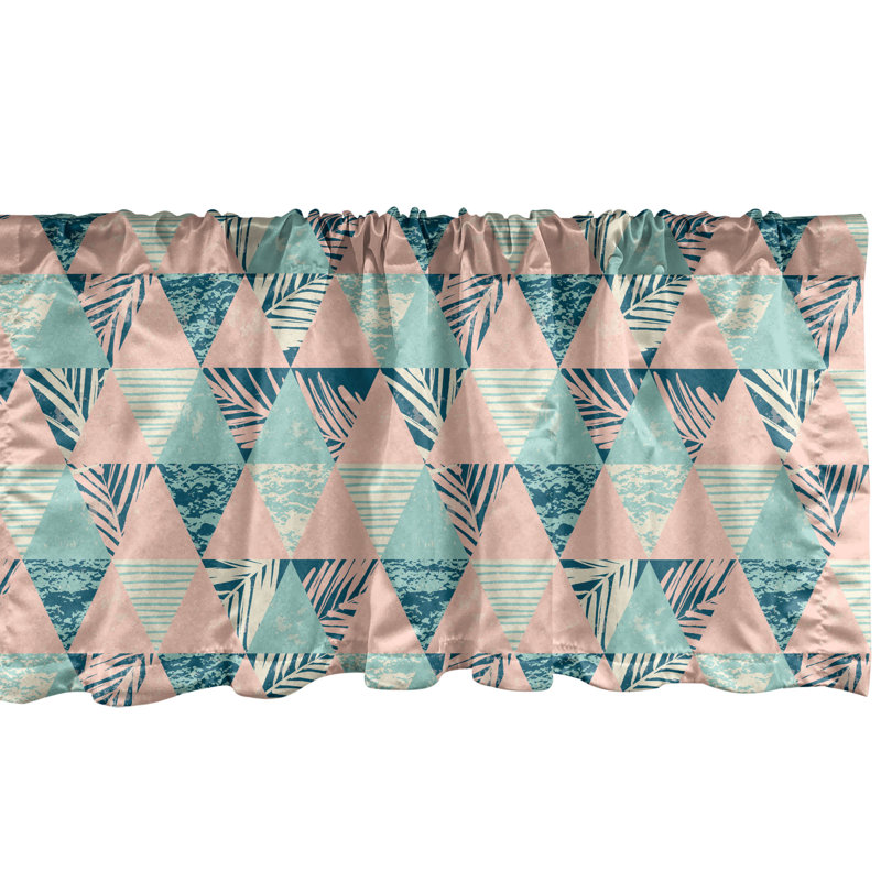 Ensemble de 2 cantonnières tropicales Ambesonne, L 54 po x L 12 po