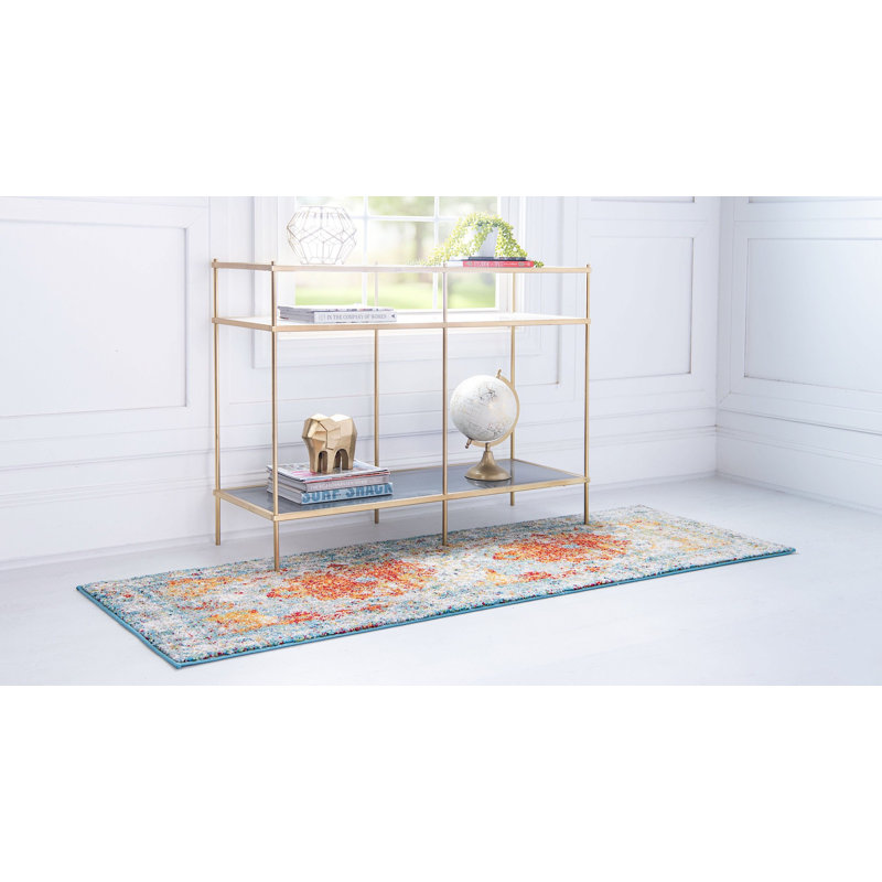 Tapis transitionnel Murawski couleur chameau, Tapis de couloir 2 pi x 6 pi