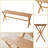Kristofer Kitchen Dining Table Set, Rectangle Dining Table with Dining Bench(Table, 2 Benches)-122056384
