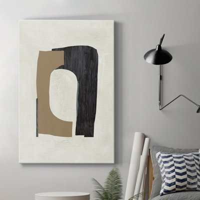 " Cardboard Cutouts I " Painting Print