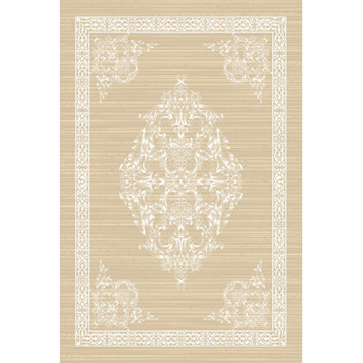 Tapis tissé de qualité supérieure, 4,6 x 7,2 pi, 100% polyester, 650 g / m² | Antibactérien, antidérapant en PVC sous le dessous, hauteur de poils de 0,3 po | Lavable à la machine, impression numérique 3D | Idéal pour le salon, la chambre à coucher et le bureau