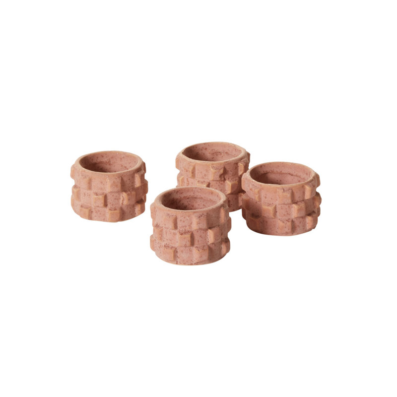 Ensemble de 4 anneaux Binney - 2 po x 1,5 po, Terre cuite