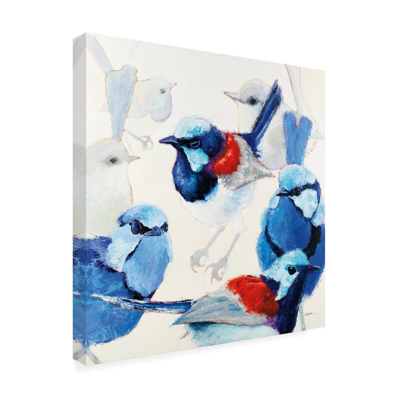 Œuvre d'art sur toile bolivienne, Shirley Novak, H 14 po x l 14 po