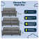 Serta Copenhagen 61" Rolled Arm Sofa, Easy Care Fabric, Soft Pillow Back, Pocket Coil Seat Cushions