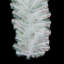 9' x 14" White Iridescent Artificial Garland.