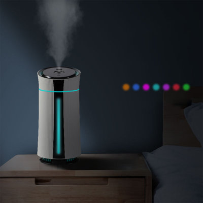 Colourful Cool Large Capacity Humidifier USB Desktop Humidifier Two Spray Modes Auto Shut Off For Car Bedroom Babies Room Office Home Super Quiet