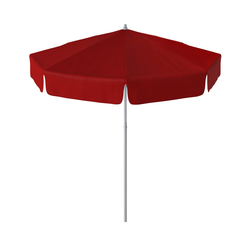 Parasol de marché 7 pi 1 po Sneed, Brique - polyester