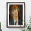 Madame Kisling by Amedeo Modigliani - Picture Frame Painting-62802207-62802208