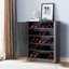 Armoire de rangement pour chaussures à deux portes, organisateur de chaussures d'entrée avec 5 tablettes-312812144