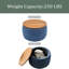 Repose-pieds rond avec rangement, fonction 2 en 1, table de bout avec repose-pieds-763392331