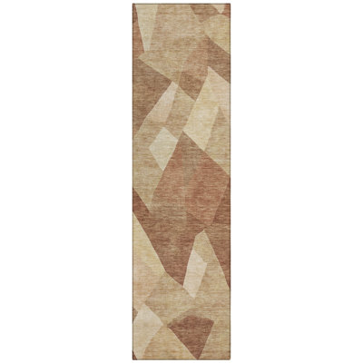 Machine Washable Indoor/Outdoor Kesler ACN2374 Abstract Rug