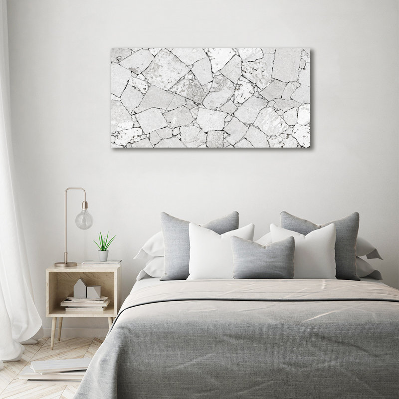 A Stone Wall - Wrapped Canvas Print