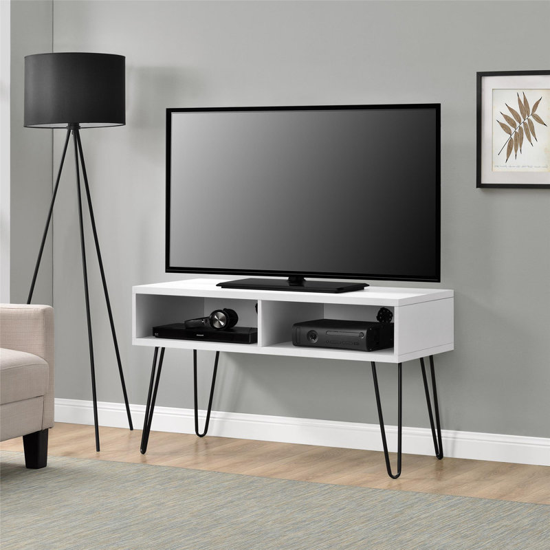 Adlai Unfinished TV Stand for TVs up to 42", White