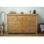 Hagberg Solid Wood 135cm W 7 - Drawer Chest of Drawers