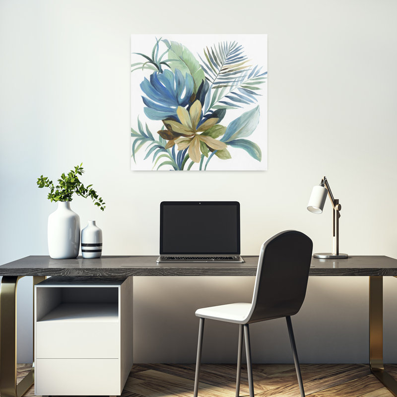 Art floral tropical tropical, H 18 po x l 18 po