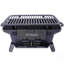 Barbecue en fonte ovale extérieur, barbecue au charbon portatif et poêle de table en fonte - 100% fonte durable, petit barbecue au charbon de bois, réchaud de camping, barbecue Hibachi