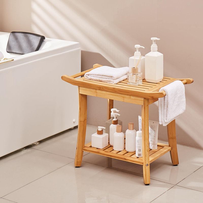 Bamboo Shower Bench