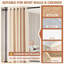 Satin Adjustable Curtain Pole Set-795294110