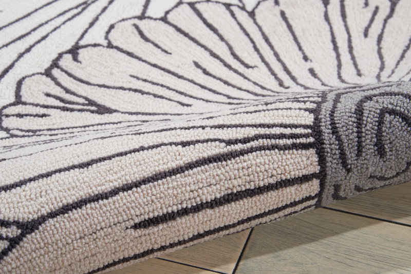Asiha Floral Indoor Rug, Rectangle 5' x 7'6"