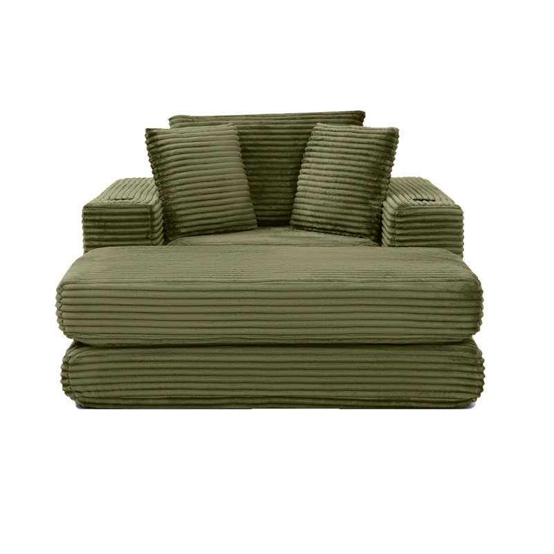 Méridienne 52,4 po Boneless, Vert