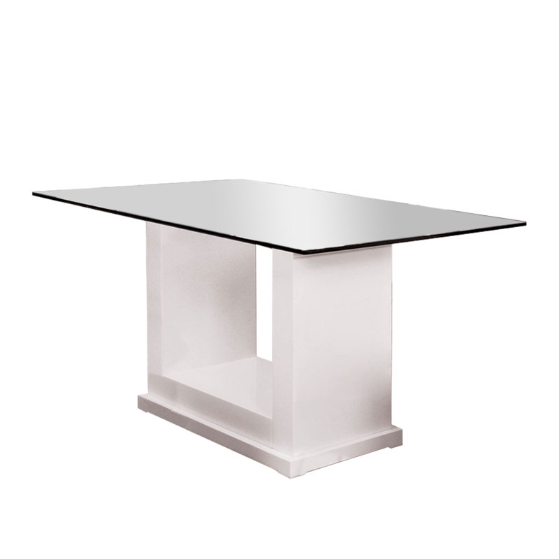 Glass Top Dining Table