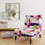 Fauteuil de chambre rose à motif de fleurs roses Bouquet