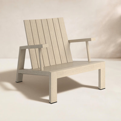 Louvinia Teak Patio Lounge Chair