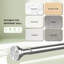 Stainless Steel 154cm to 294cm Curtain Track/Rail
